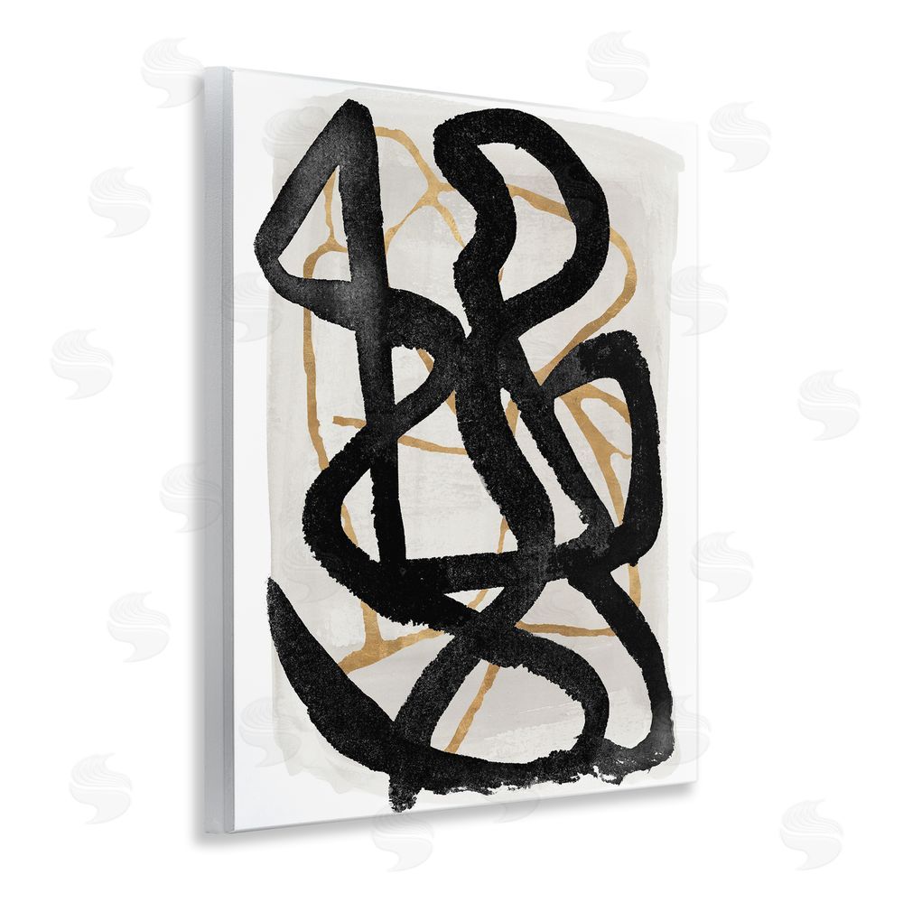 Sundance Graphics Hindsight Black & Beige Wall Plaque Printed Art