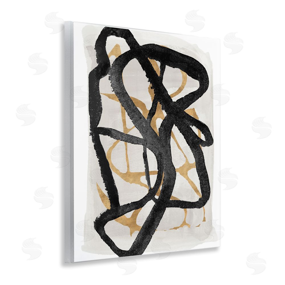 Sundance Graphics Expressive Hindsight in Black Wall Plaque Printed Art