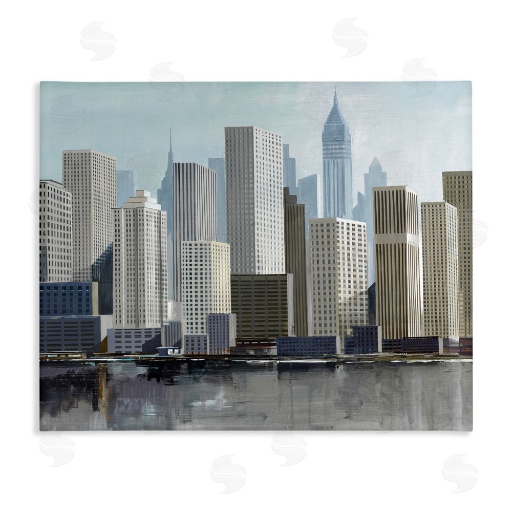 Sundance Graphics New York City Sans Bridge Canvas Wall Art Print