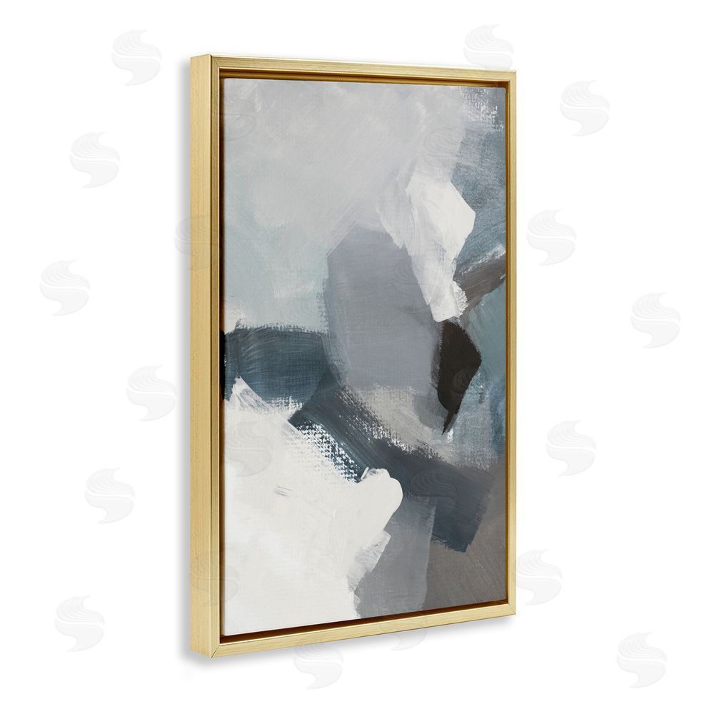 Lanie Loreth Peace In The Storm Gold Floating Frame Canvas Wall Art Print