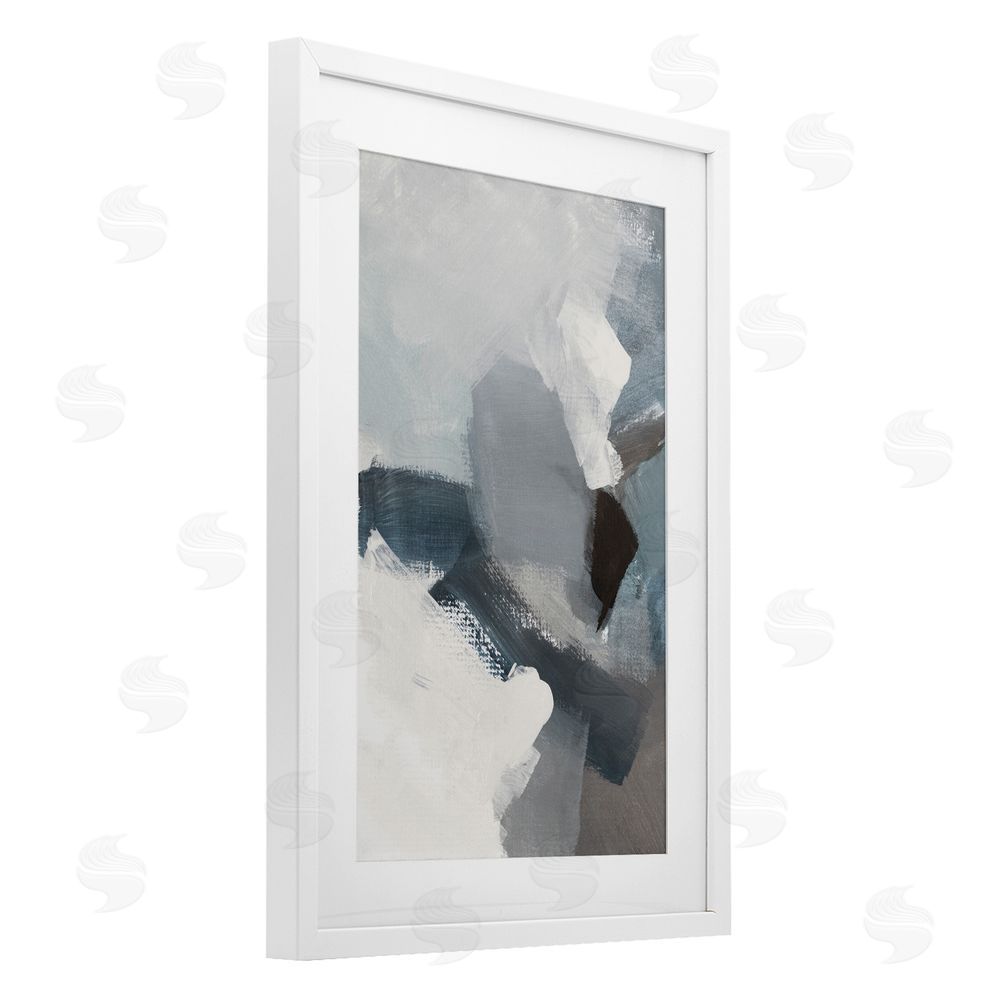 Lanie Loreth Peace In The Storm White Framed Print Under Glass Wall Art