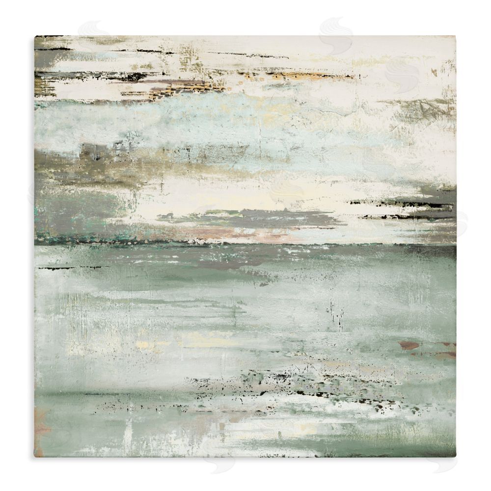 Patricia Pinto The Seafoam Ones Abstract Stretched Canvas Wall Art Print