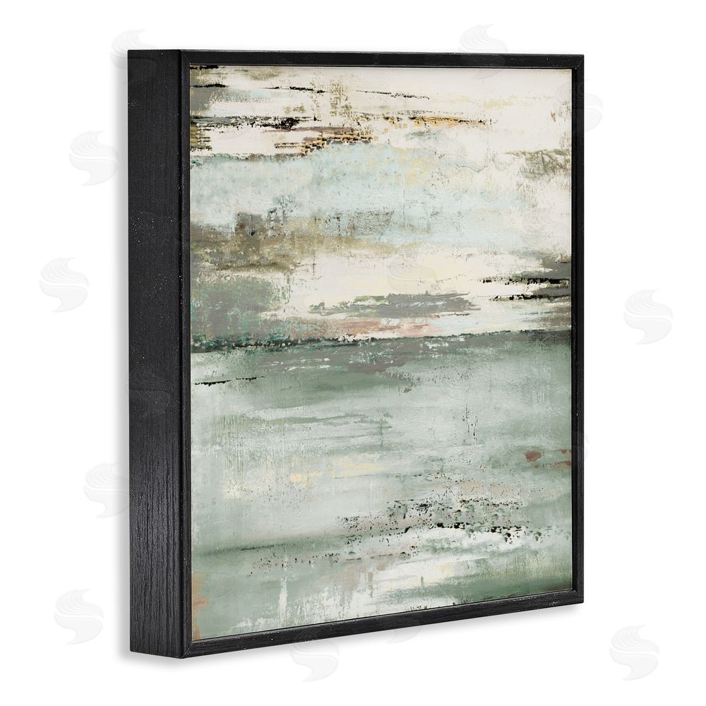 Patricia Pinto The Seafoam Ones Abstract Black Framed Giclee Wall Art Print