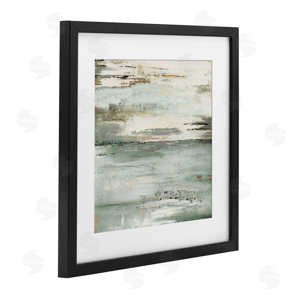 Patricia Pinto The Seafoam Ones Abstract Black Framed Print Under Glass Wall Art