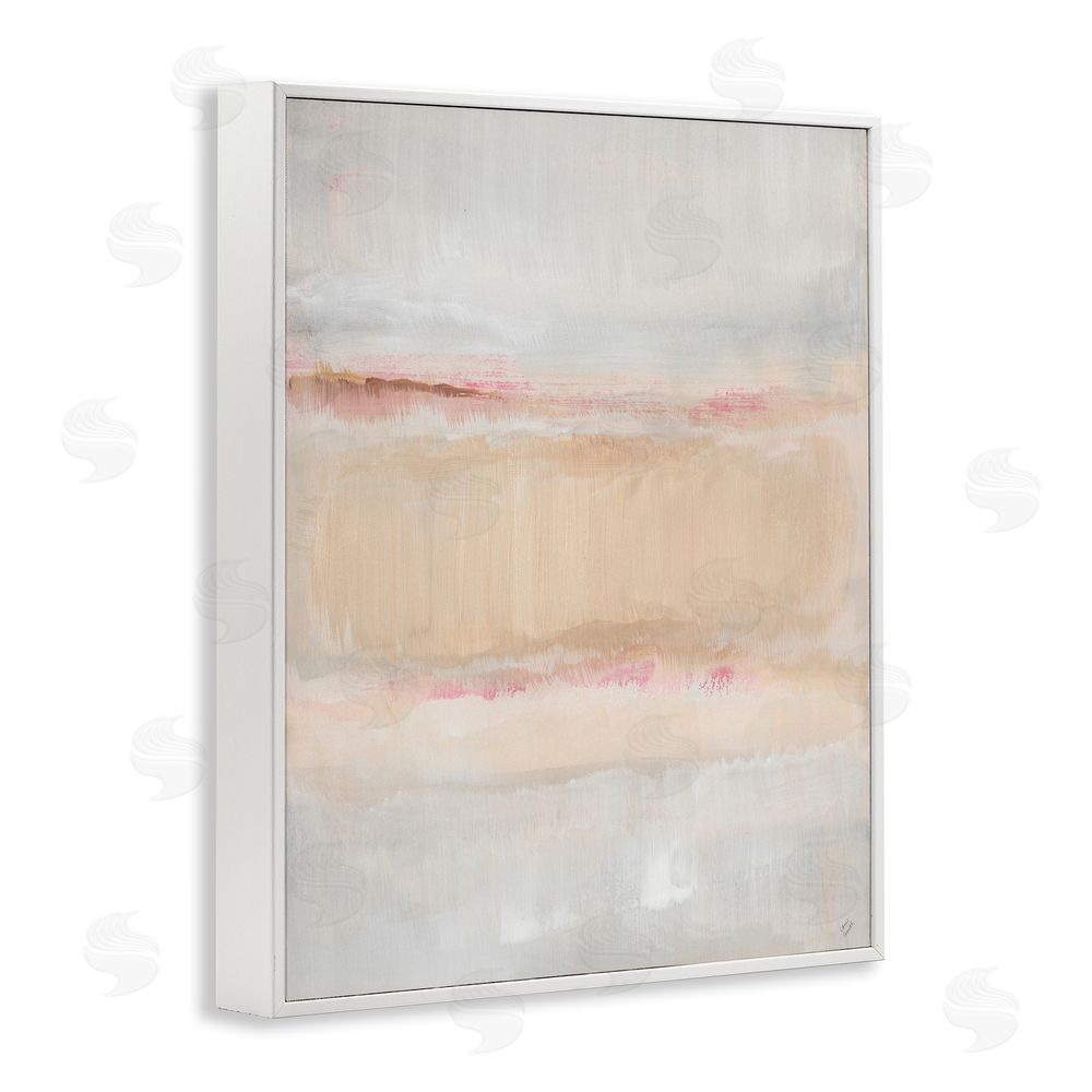 Lanie Loreth Restful Misty Landscape White Framed Giclee Wall Art Print