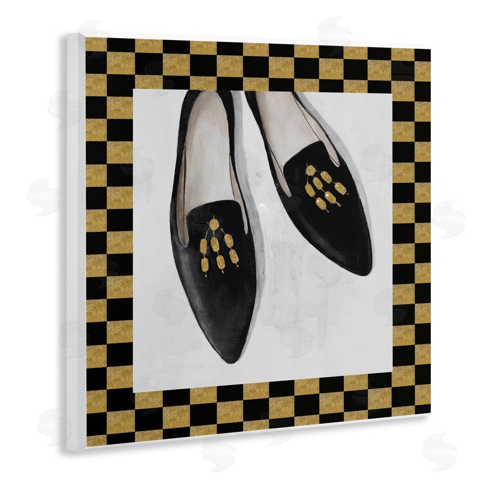 Sundance Graphics Luxe Black Flats Wall Plaque Printed Art