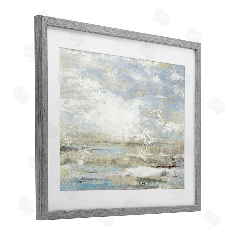 Sundance Graphics Morning Mood Impression Gray Framed Print Under Glass Wall Art