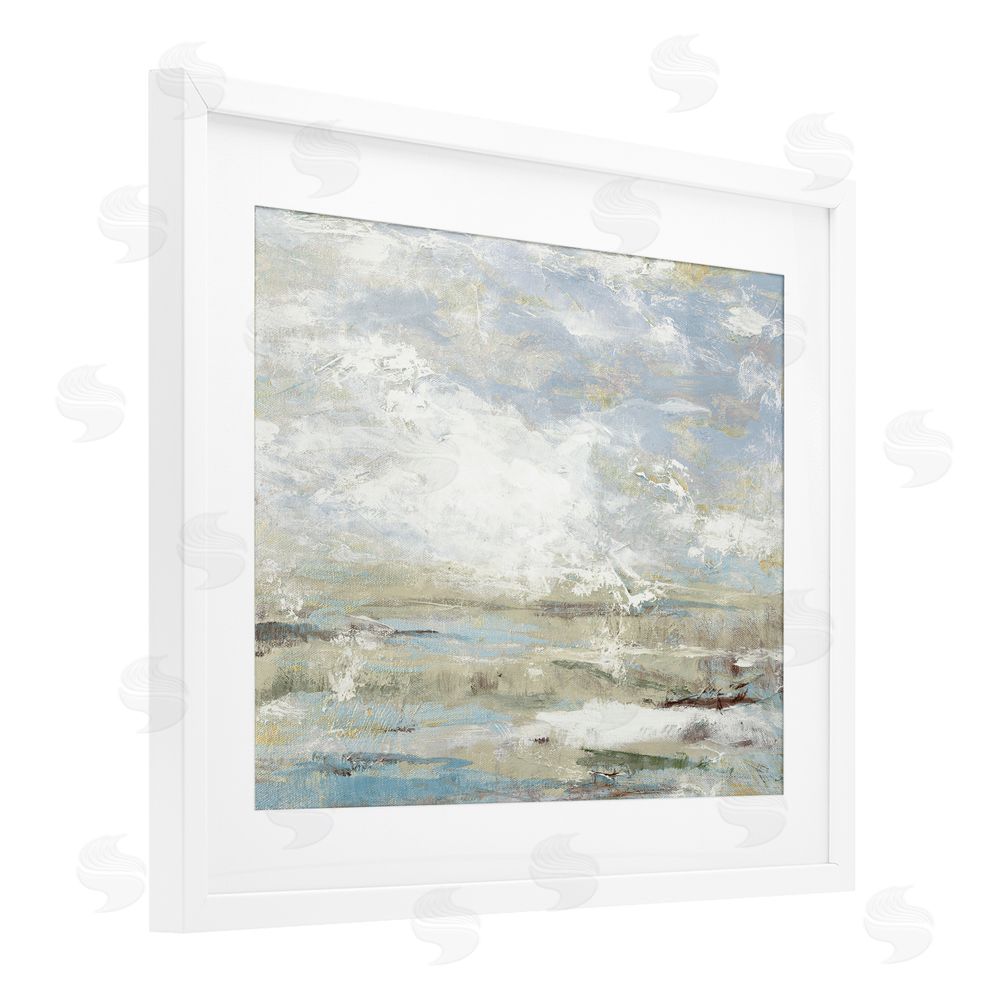 Sundance Graphics Morning Mood Impression White Framed Print Under Glass Wall Art