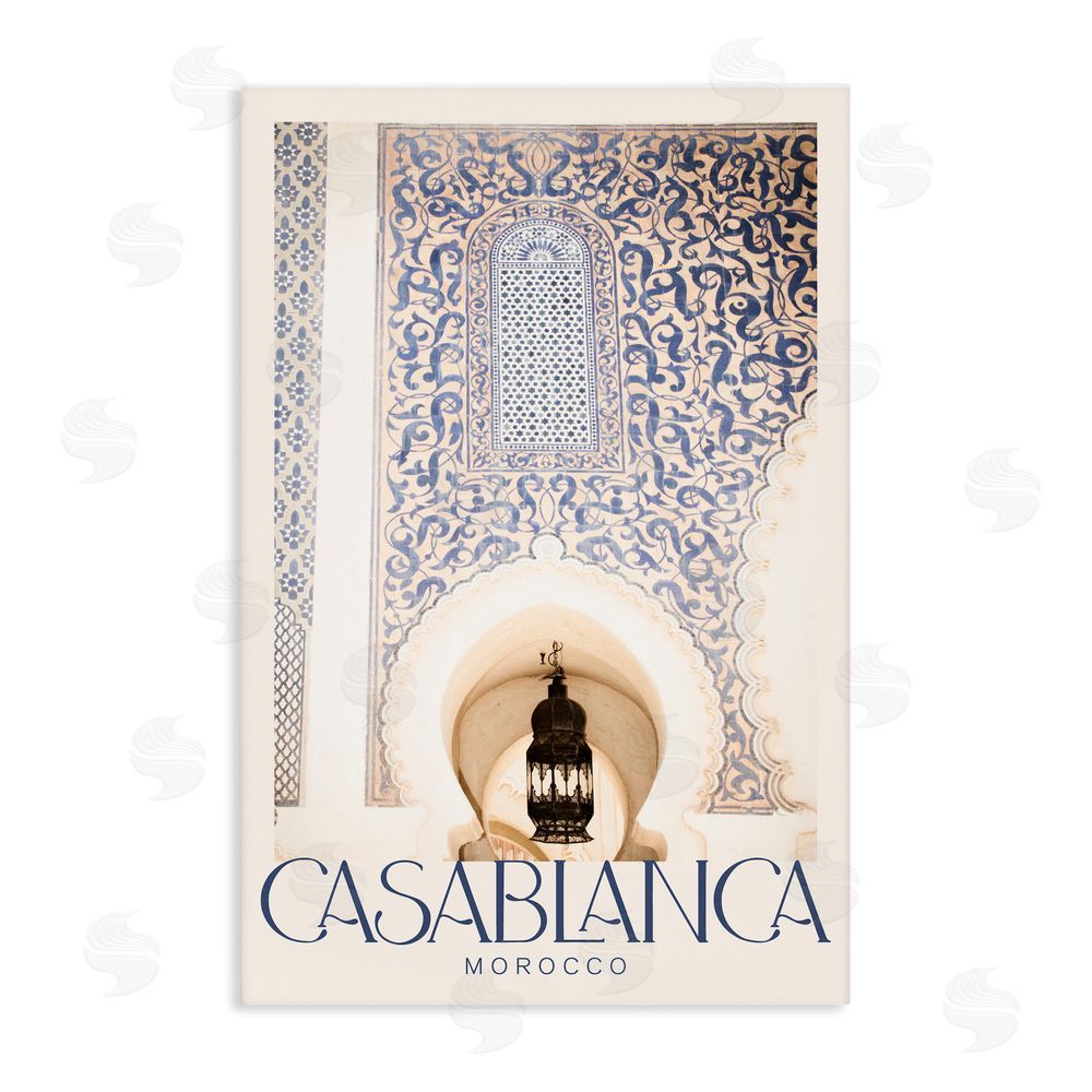 Emily Navas Ornate Casablanca Architecture Stretched Canvas Wall Art Print
