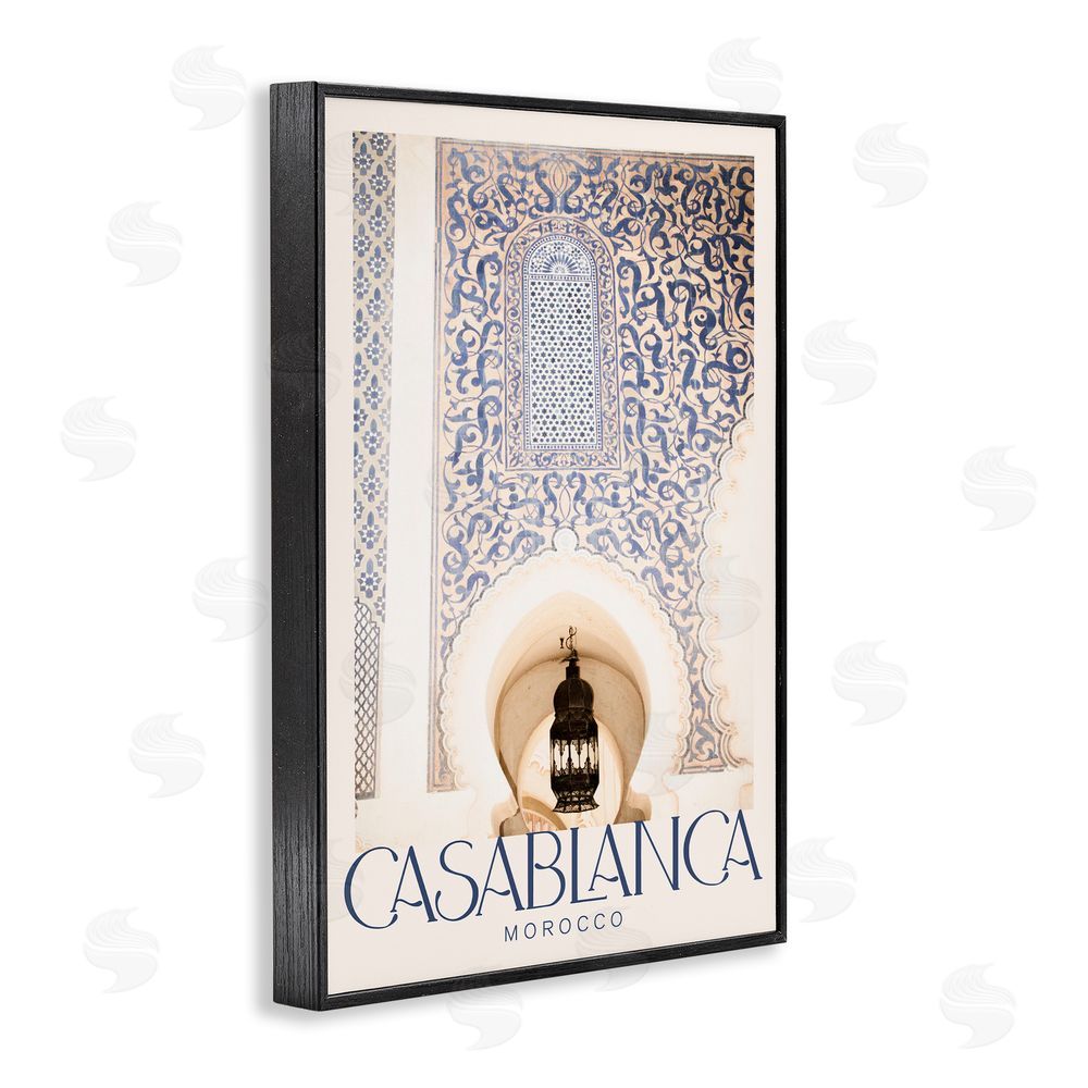 Emily Navas Ornate Casablanca Architecture Black Framed Giclee Wall Art Print