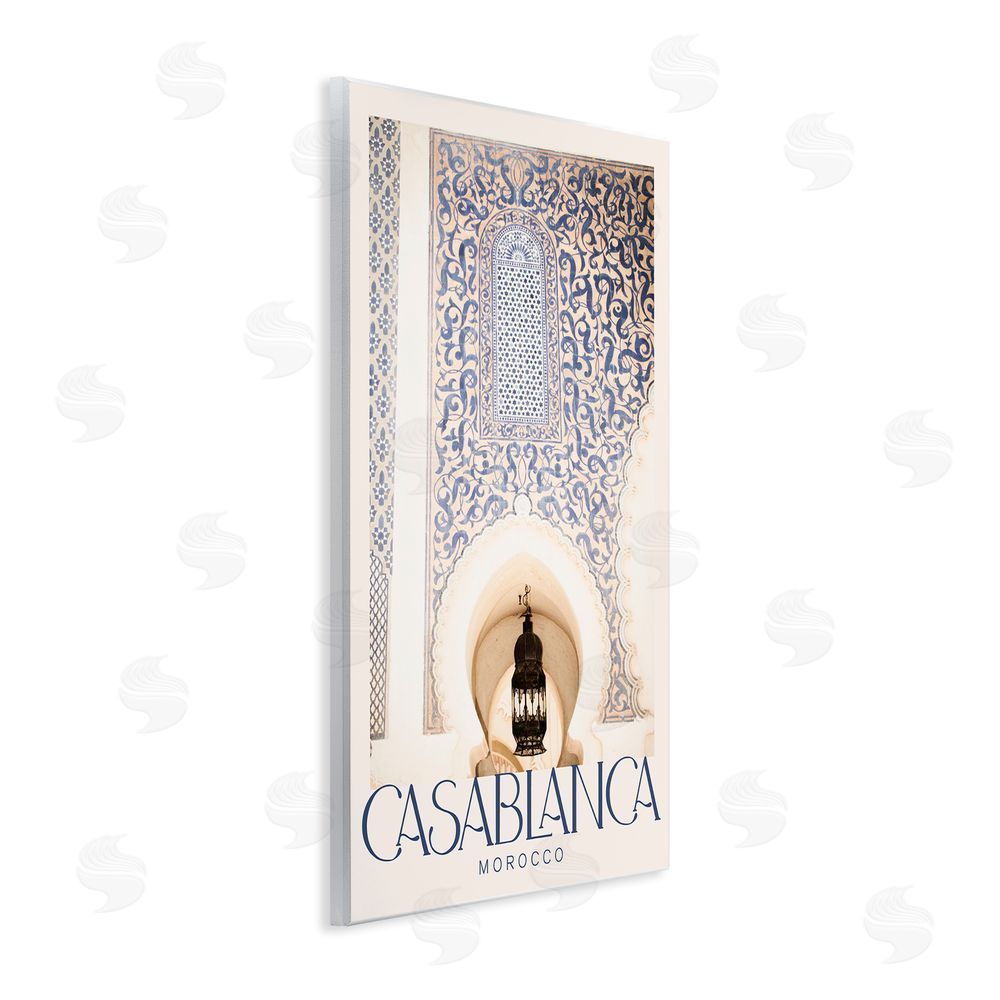 Emily Navas Ornate Casablanca Architecture Wall Plaque Art Print
