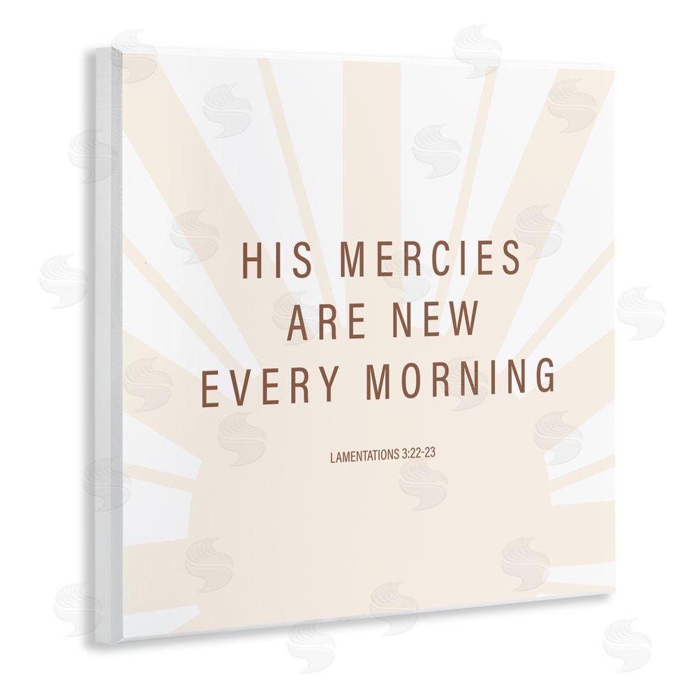 Sundance Graphics His Mercies Are New Wall Plaque Printed Art