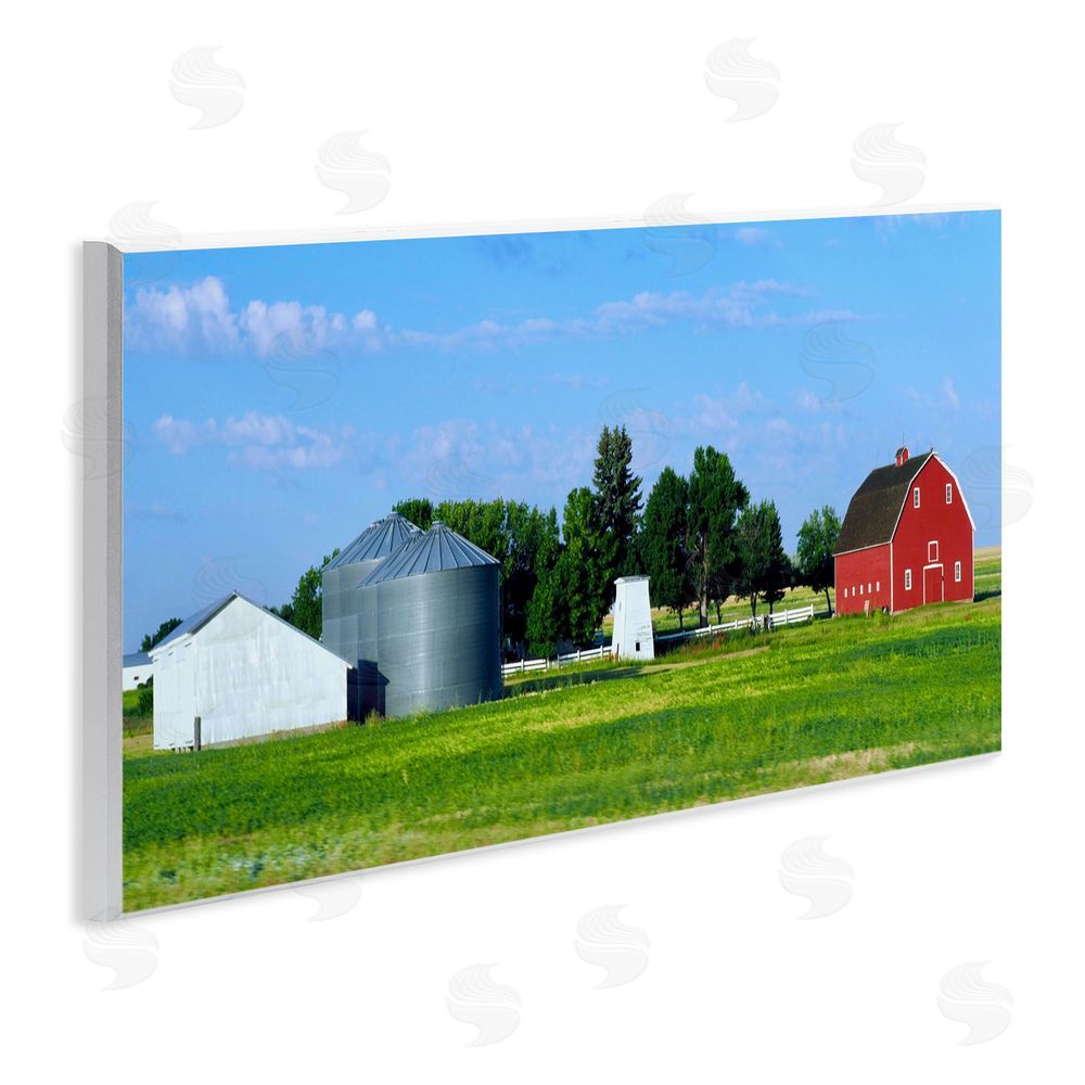 Sundance Graphics Barn with Silo Wall Plaque Printed Art