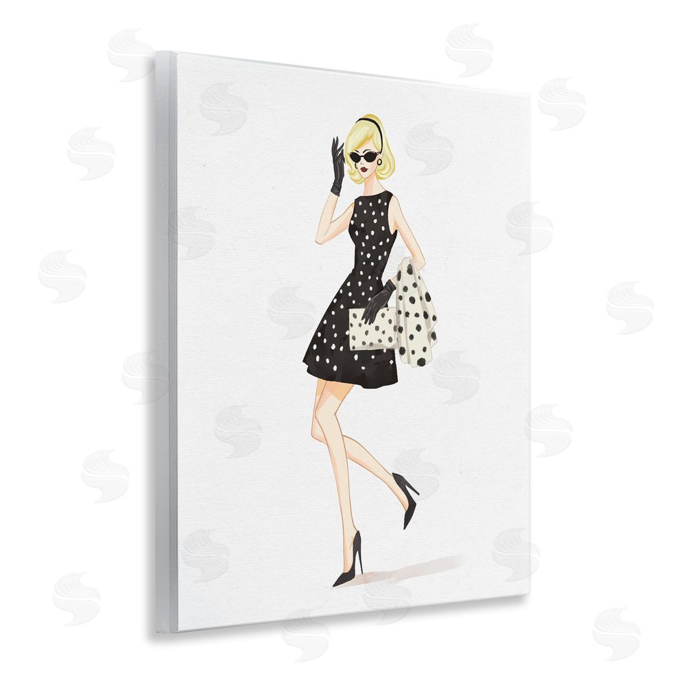Ziwei Li Retro Trend Polka Dots Wall Plaque Art Print