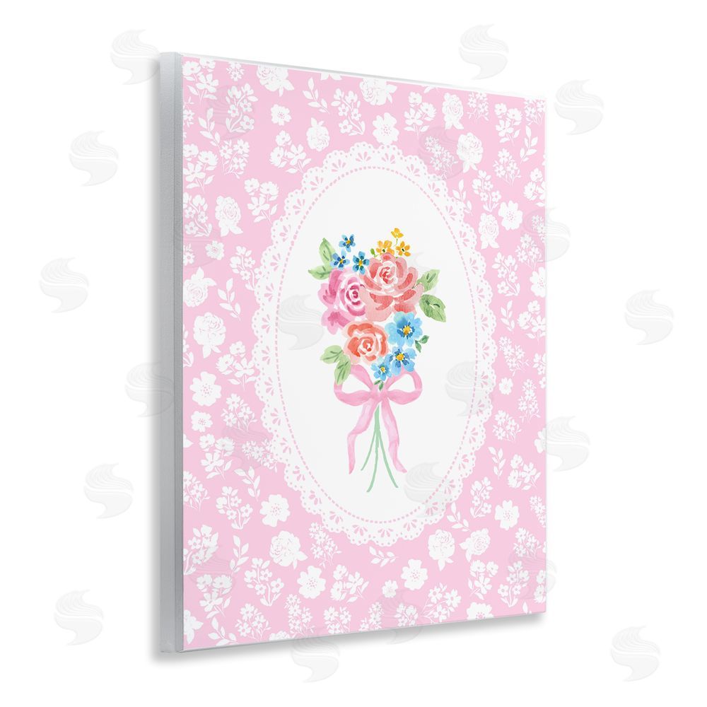 Corinne Haig Pink Feminine Bouquet Wall Plaque Art Print