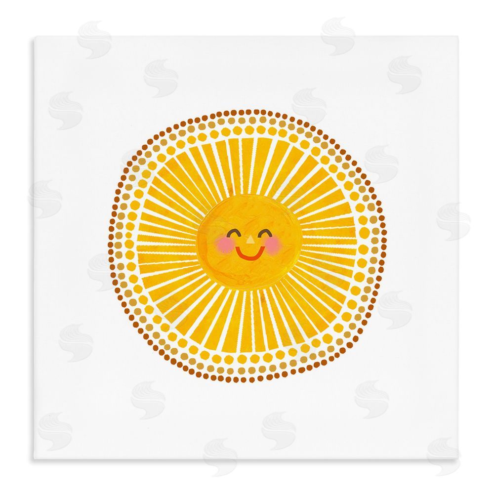 Katherine Herrell Studio Yellow Sun's Smile Stretched Canvas Wall Art Print