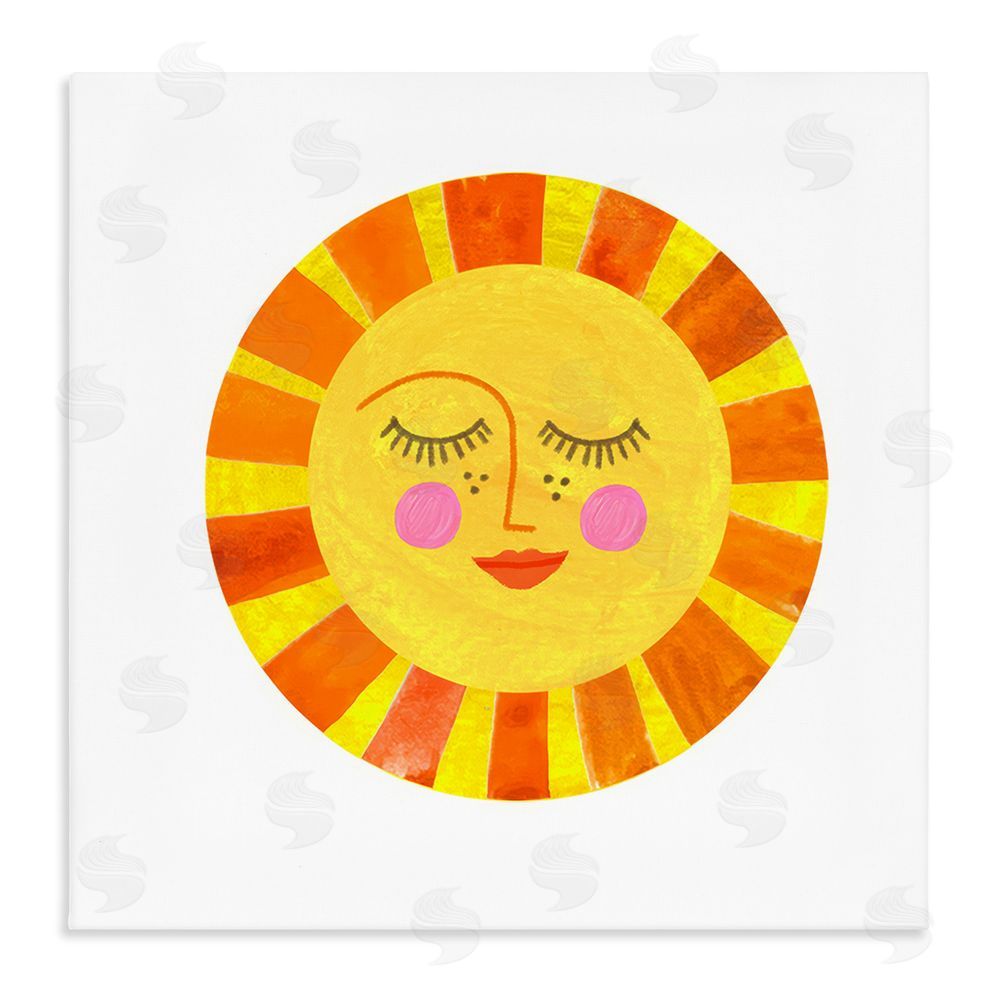 Katherine Herrell Studio Simple Warm Sunshine Stretched Canvas Wall Art Print