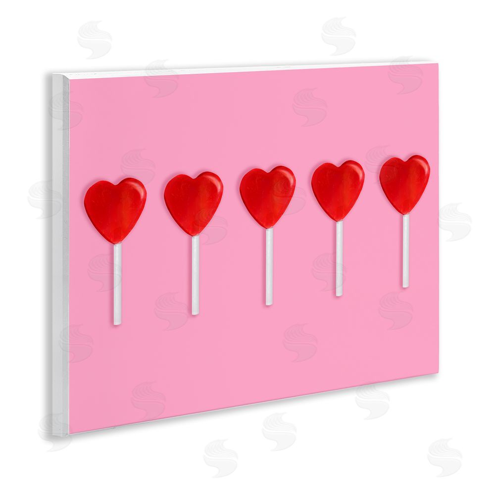 LISH Creative Valentine's Heart Pops Wall Plaque Art Print