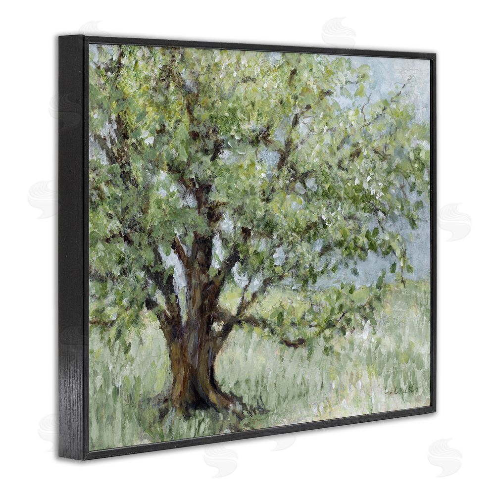 Lanie Loreth Summer Oak Splendor Landscape Black Framed Giclee Wall Art Print