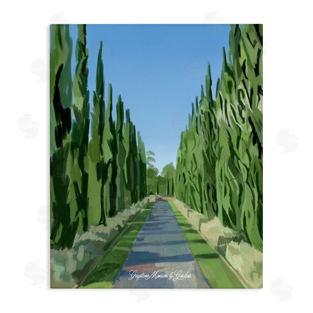 Amelia Noyes Greystone Gardens Path Stretched Canvas Wall Art