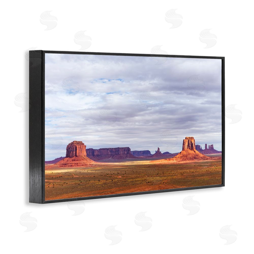 Shelley Carlisle Monumental Desert Buttes & Mesas Black Framed Giclee Wall Art Print
