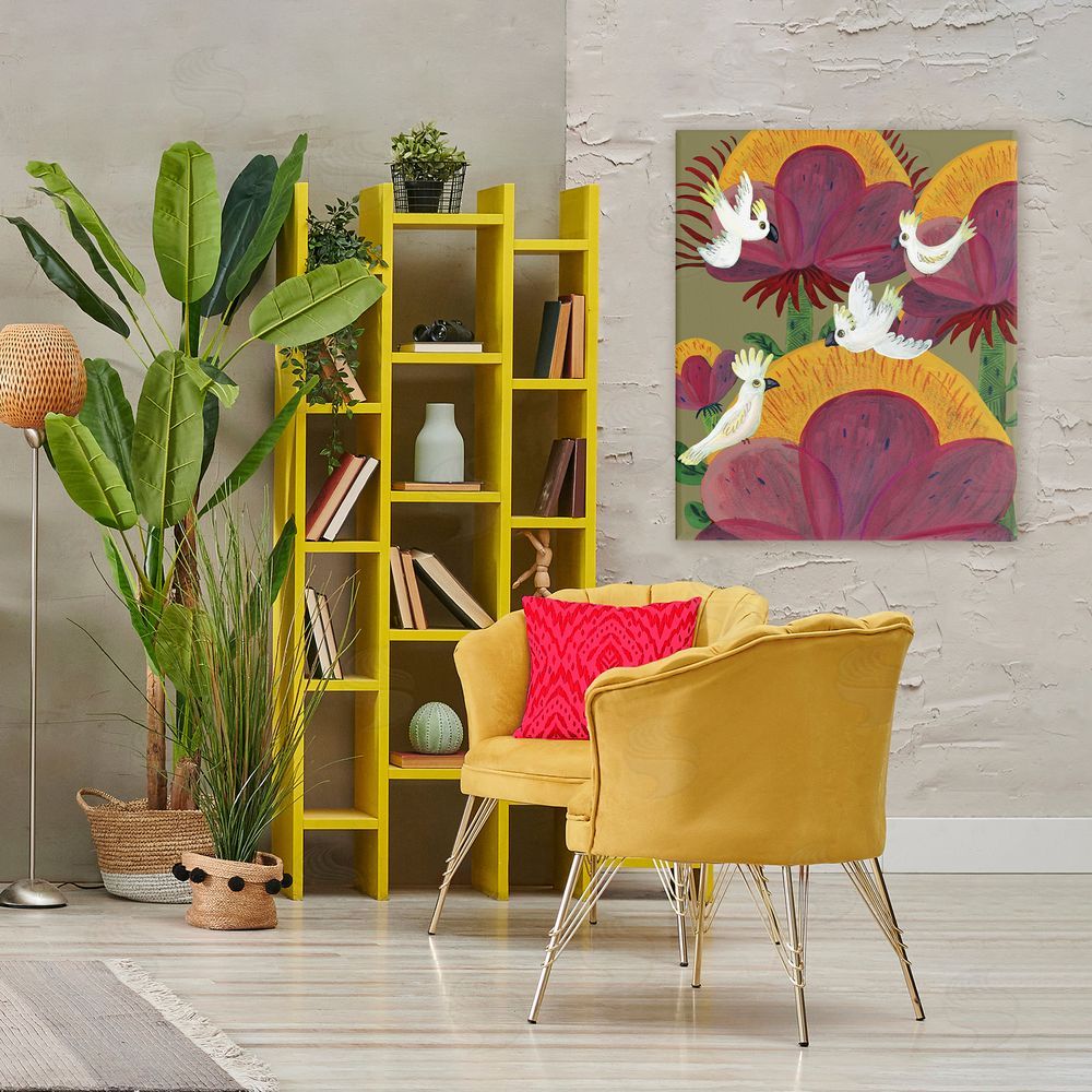 Kay Widdowson Tropical Cockatoos & Plants 