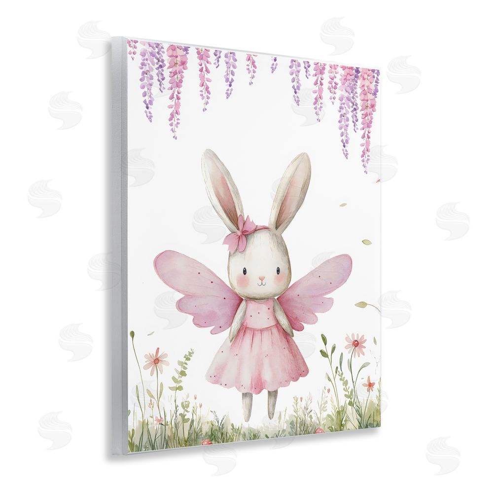 LSR Design Studio Woodland Bunny Forest Fairy Wall Plaque Printed Art