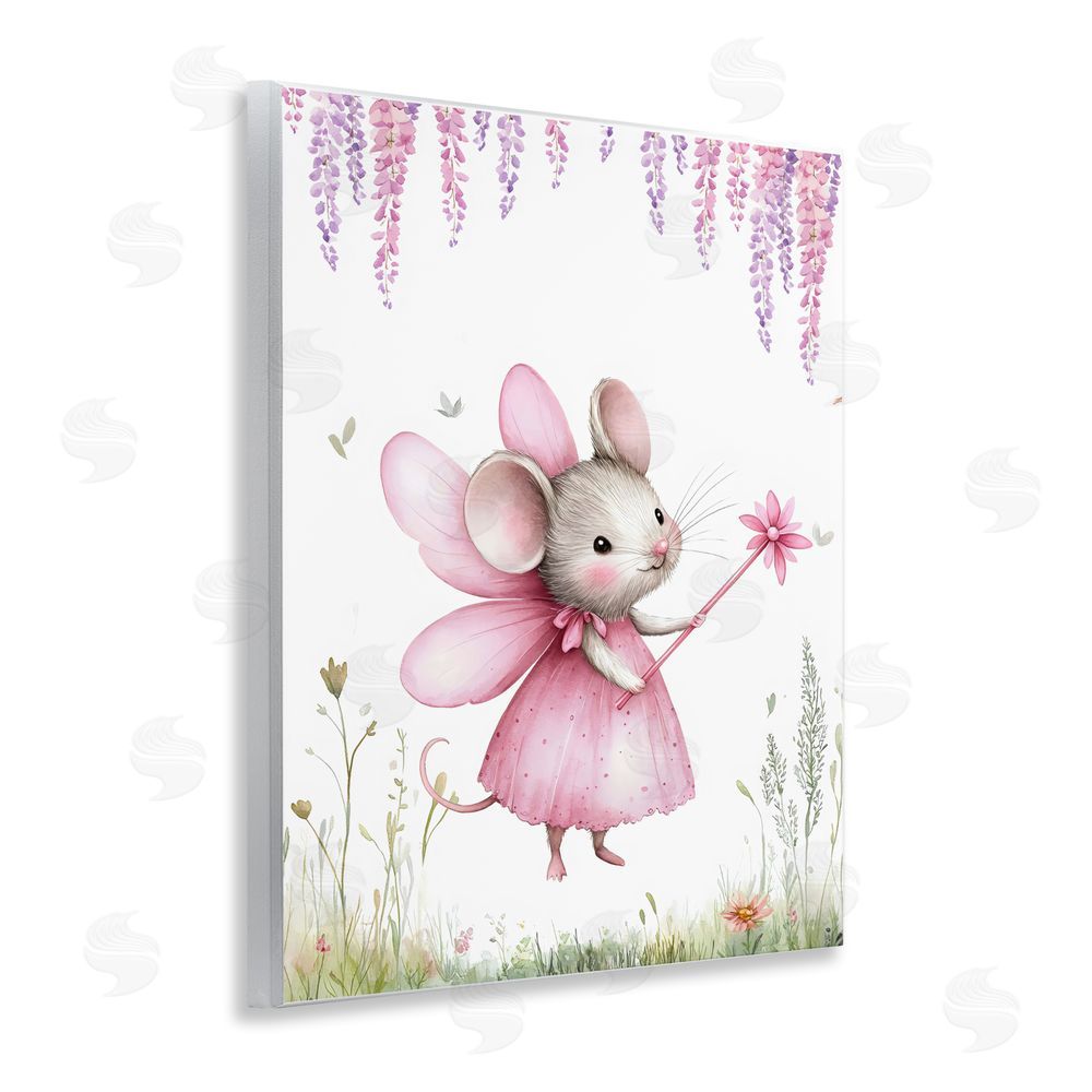 LSR Design Studio Woodland Mouse Forest Fairy Wall Plaque Printed Art