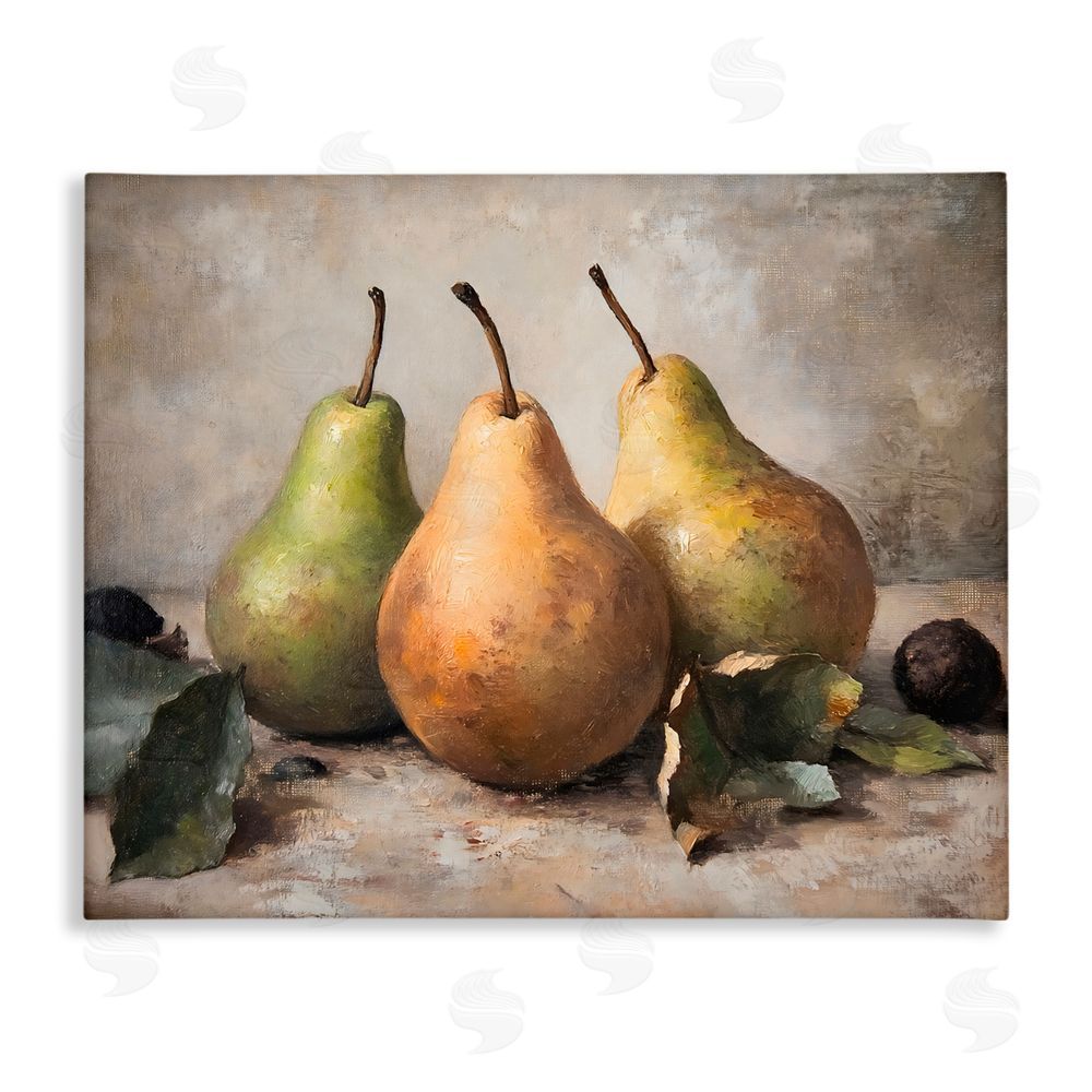 Franklyn Gregory Pear Still Life Setting Canvas Wall Art Print