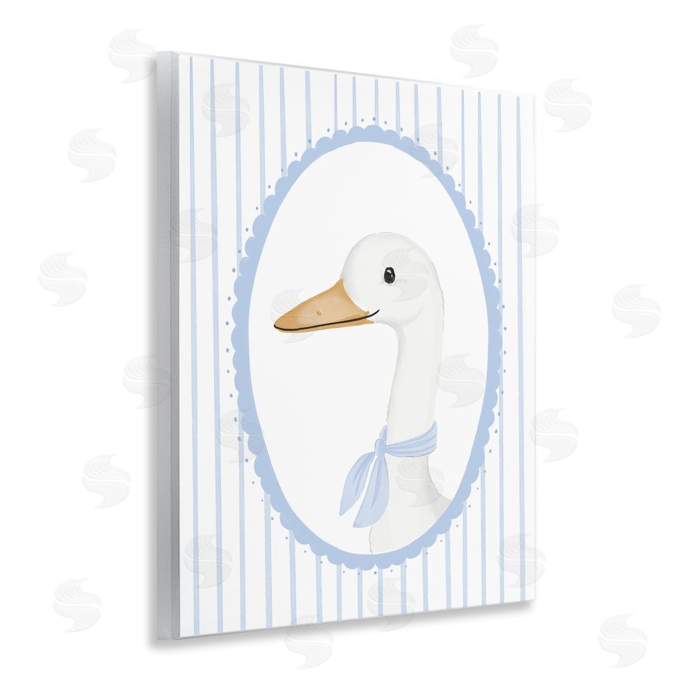 Cherrywood Lane Dainty Bordered Duck Wall Plaque Art Print