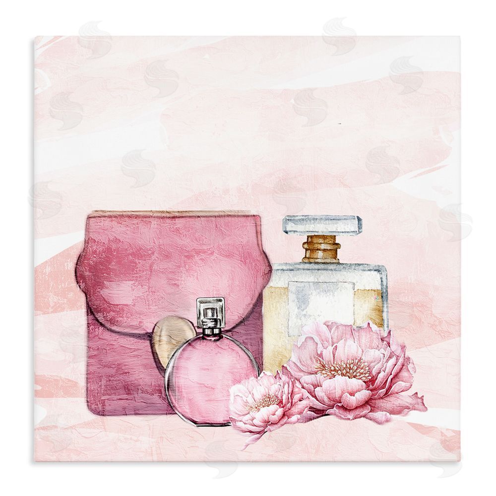 Kim Allen Blush Glam Time Collection Stretched Canvas Wall Art Print