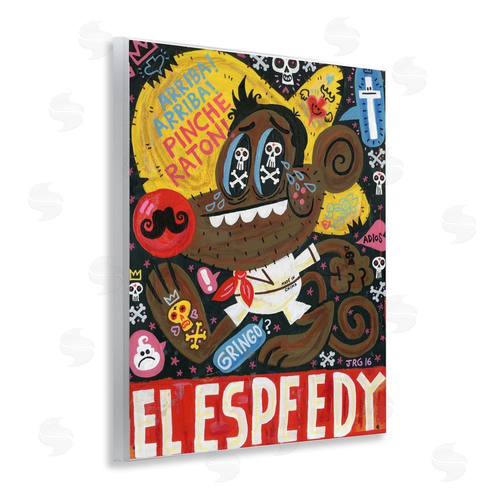 Jorge R. Gutierrez El Speedy Culture Collage Wall Plaque Art Print