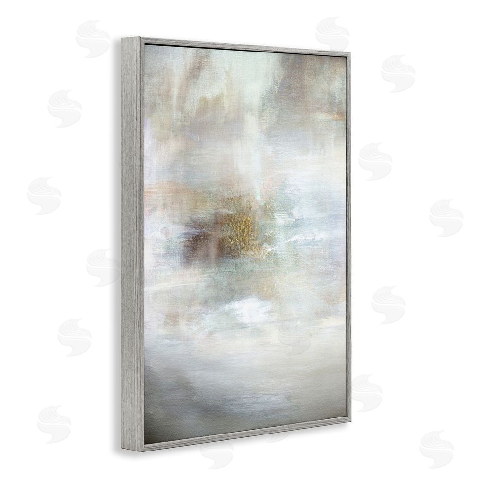 Hope Bainbridge Soft Haze of Subtle Light Gray Framed Giclee Wall Art Print