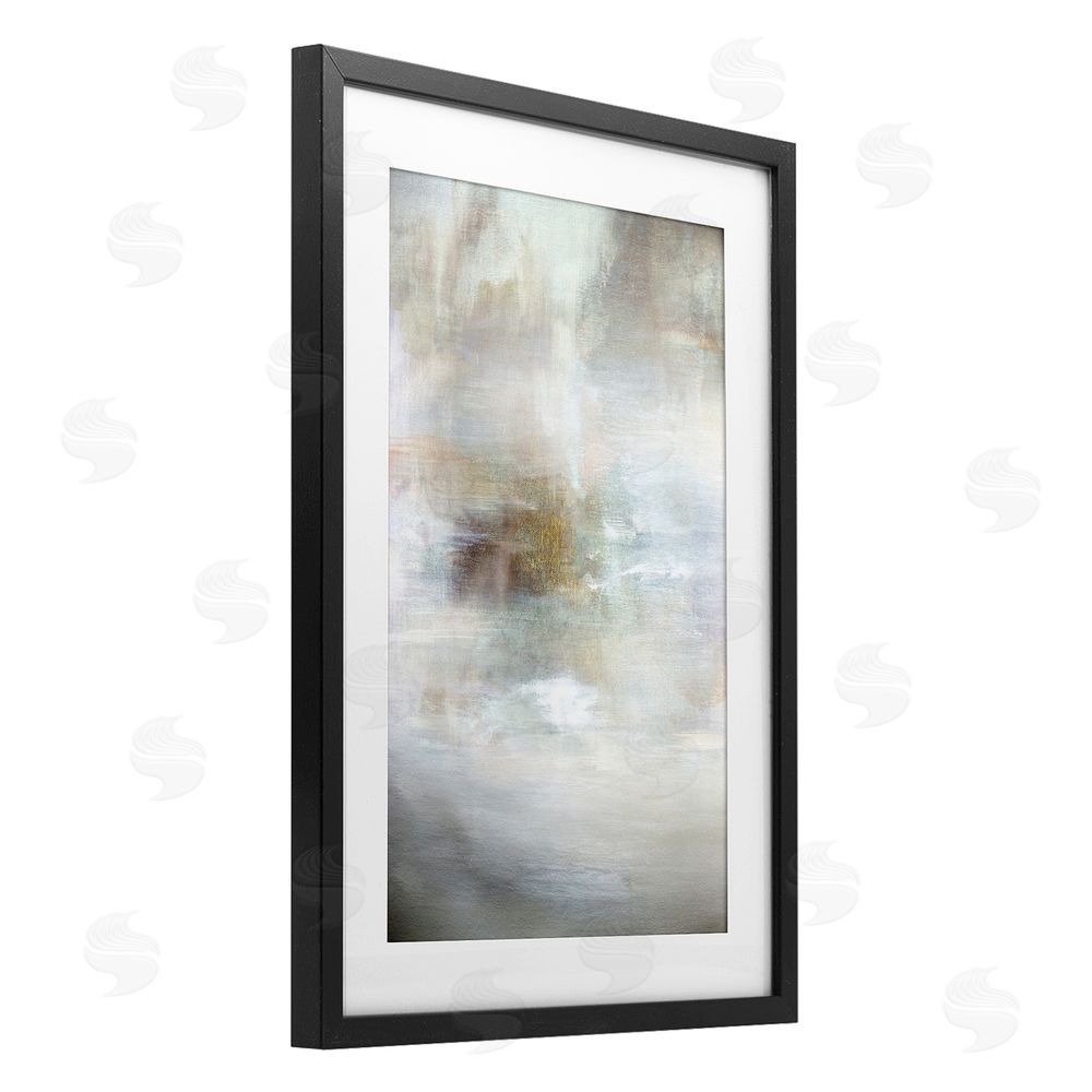 Hope Bainbridge Soft Haze of Subtle Light Black Framed Print Under Glass Wall Art