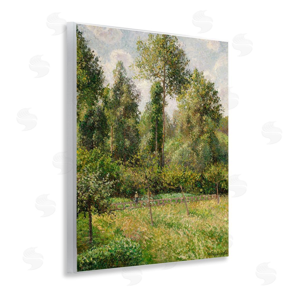 Camille Pissarro Poplars Classic Landscape Wooden Wall Plaque Art Print