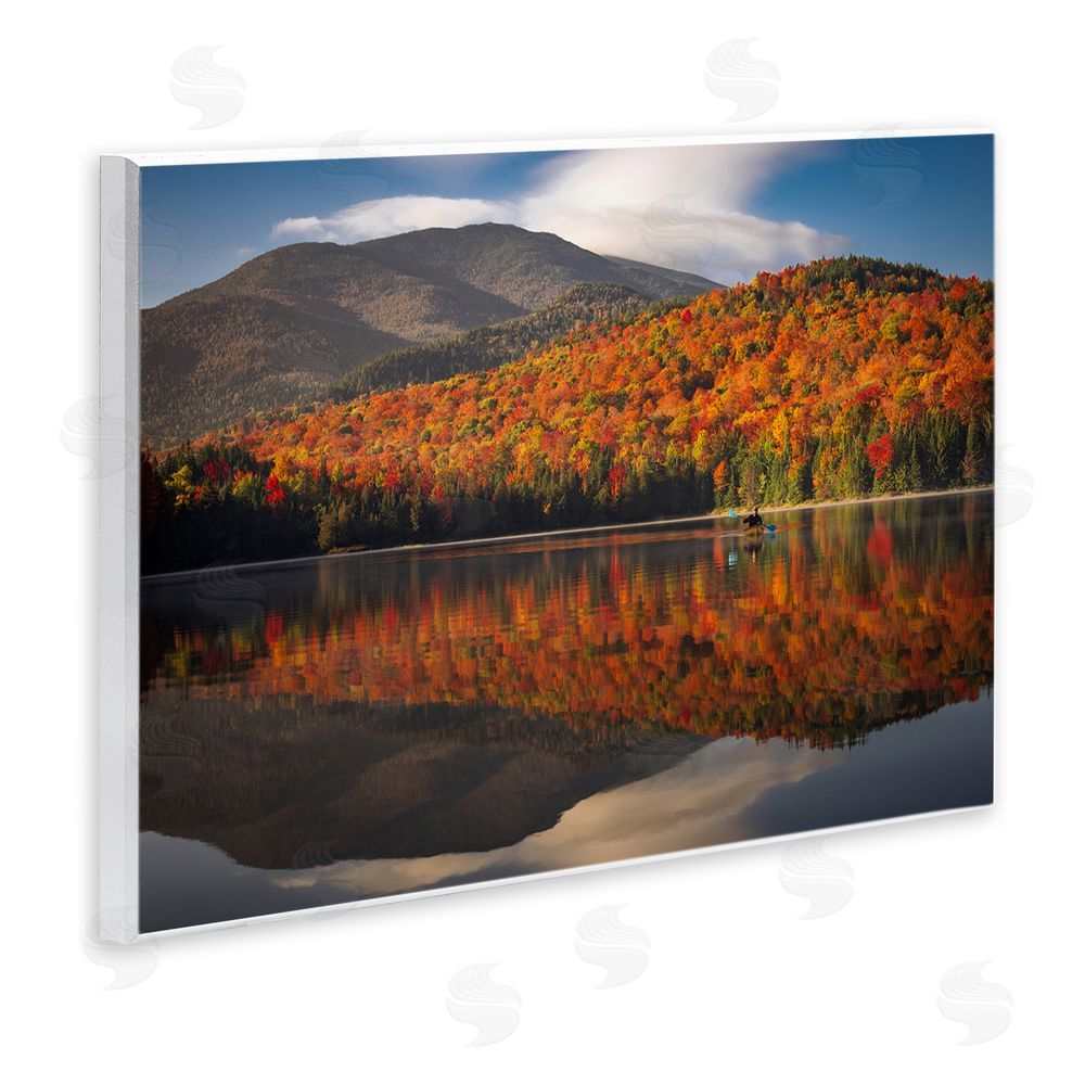 Jonathan Zaharek Reflecting Autumn Foliage Wall Plaque Art Print