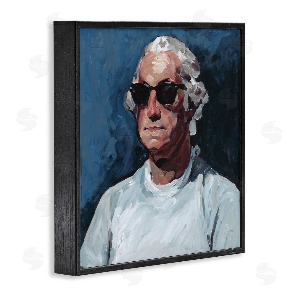 Studio Bautista Washington with Shades Black Framed Giclee Wall Art Print