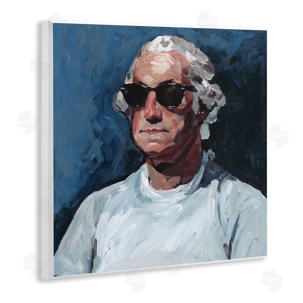 Studio Bautista Washington with Shades Wall Plaque Art Print