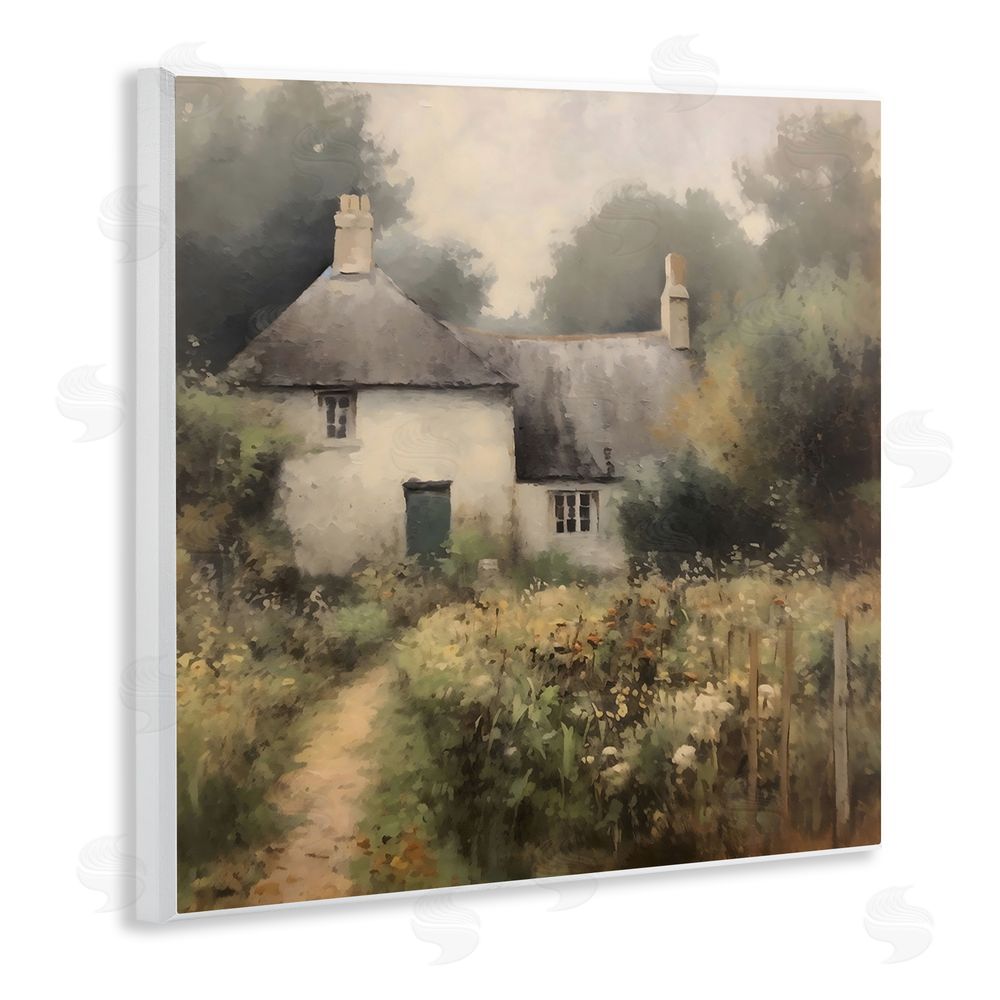 Creative Studio Cottage Comfort in Summer Garden Wall Plaque with Fixed Lithograph Print