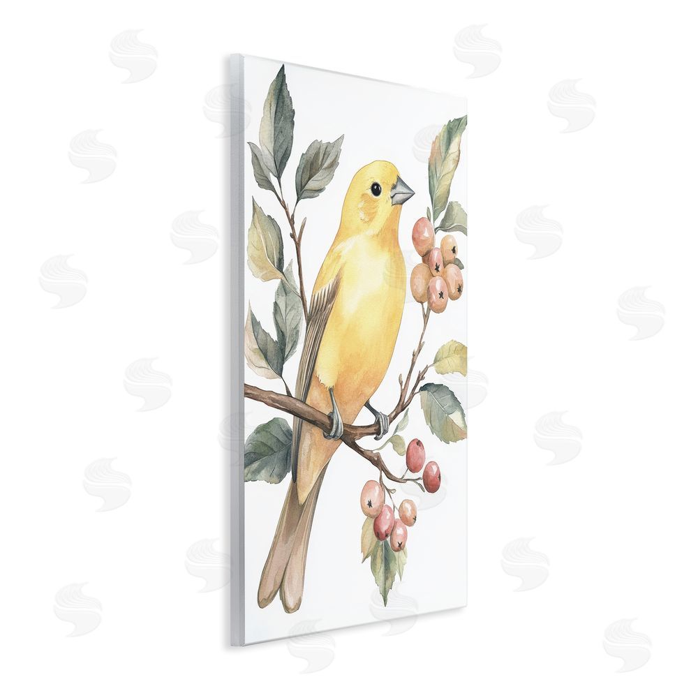 Petal Prints Design Sun Lit Bird on Branch Wall Plaque Printed Art