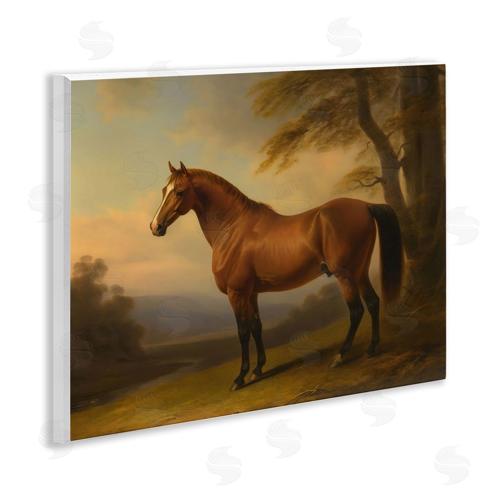 Creative Studio Vintage Chestnut Horse Wall Plaque Printed Art