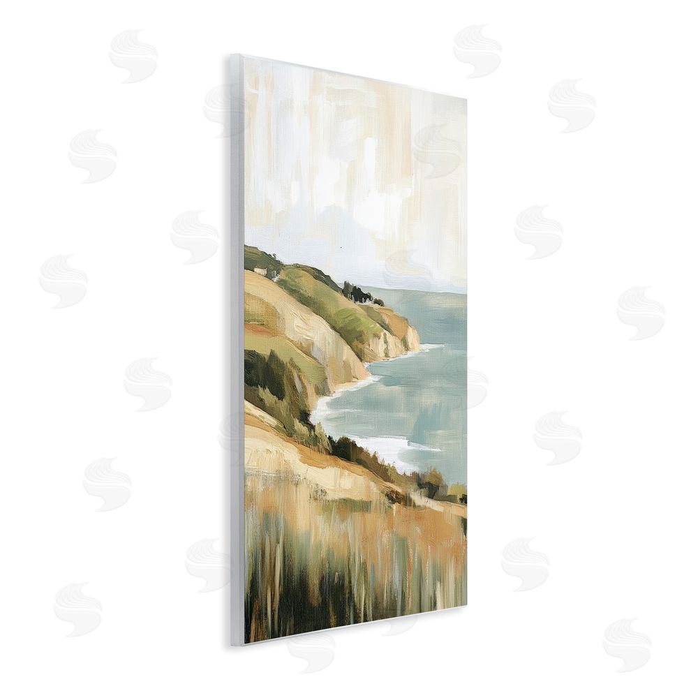 Petal Prints Design Serene Cliff in Morning Light Wall Plaque Printed Art