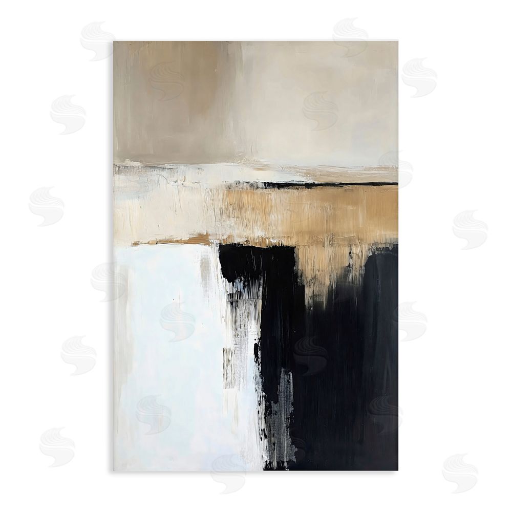 Gina Kelly Desert Horizon Muted Abstract Stretched Canvas Wall Art