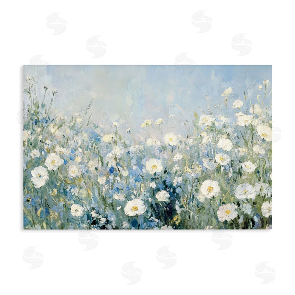 Petal Prints Design Meadow Foliage Dream Stretched Canvas Wall Art
