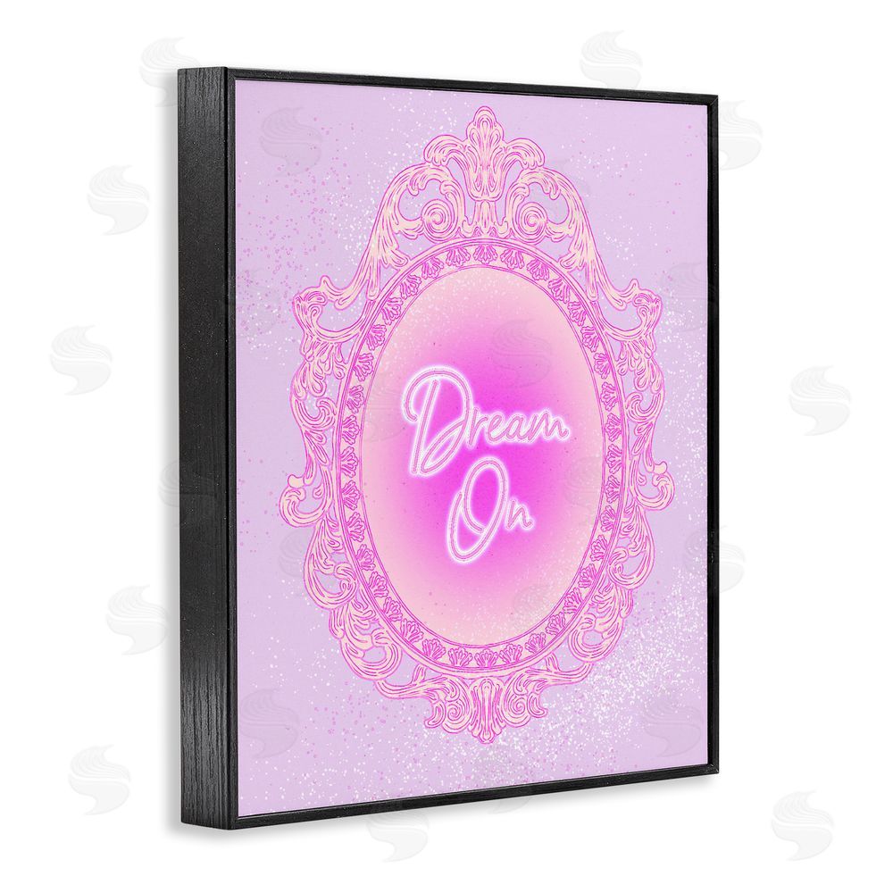 Ziwei Li Dream On Ornate Mirror Black Framed Giclee Wall Art Print