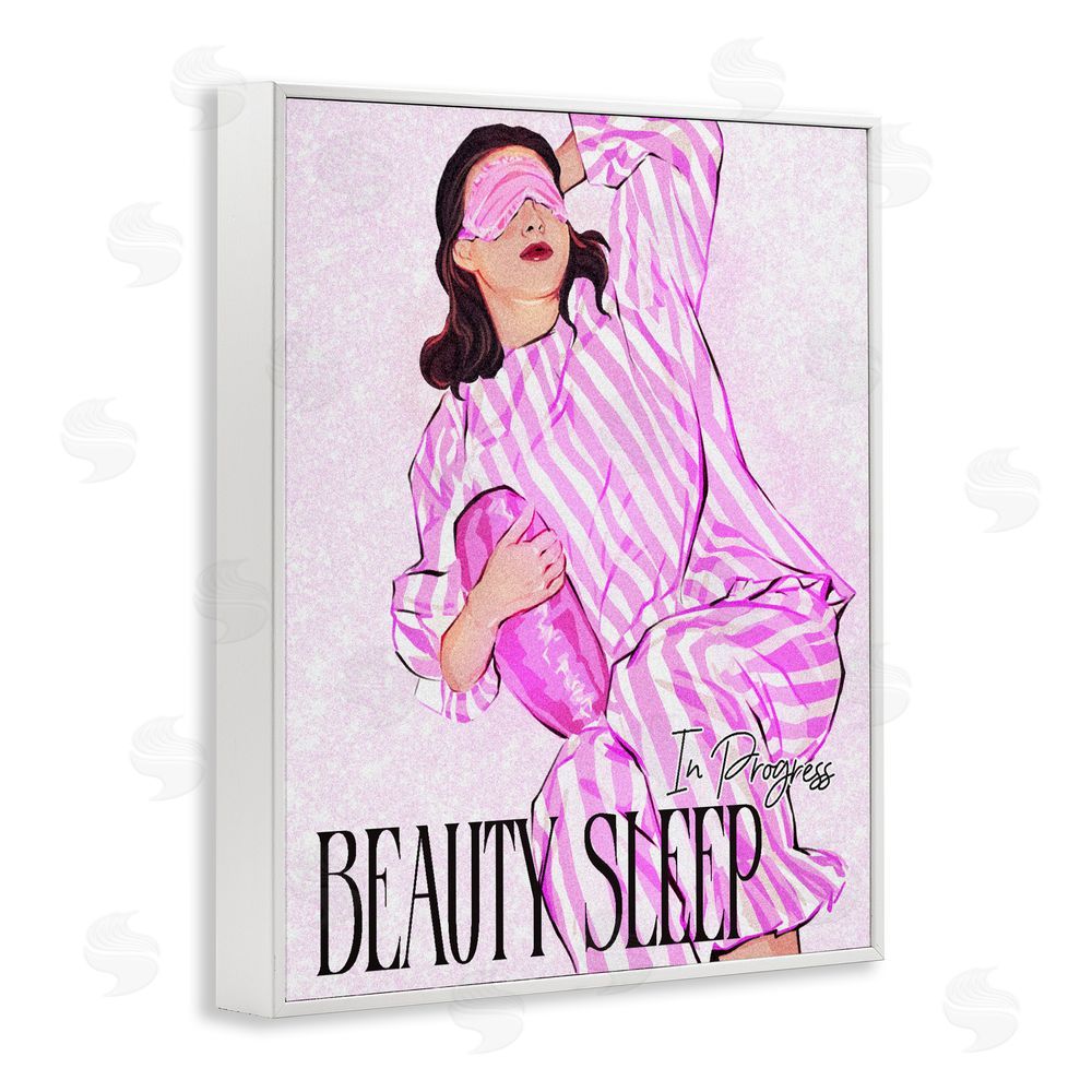 Ziwei Li Beauty Sleep In Progress White Framed Giclee Wall Art Print