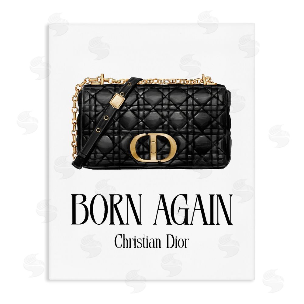 Ziwei Li Born Again Christian Bag Stretched Canvas Wall Art Print