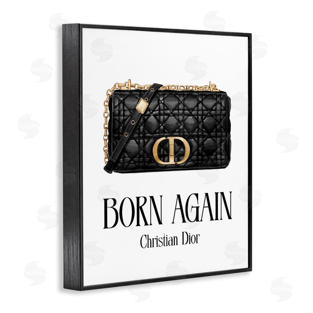 Ziwei Li Born Again Christian Bag Black Framed Giclee Wall Art Print