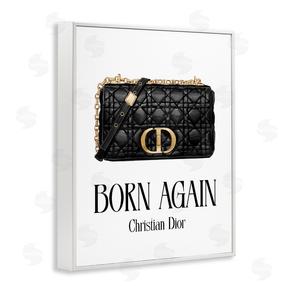 Ziwei Li Born Again Christian Bag White Framed Giclee Wall Art Print
