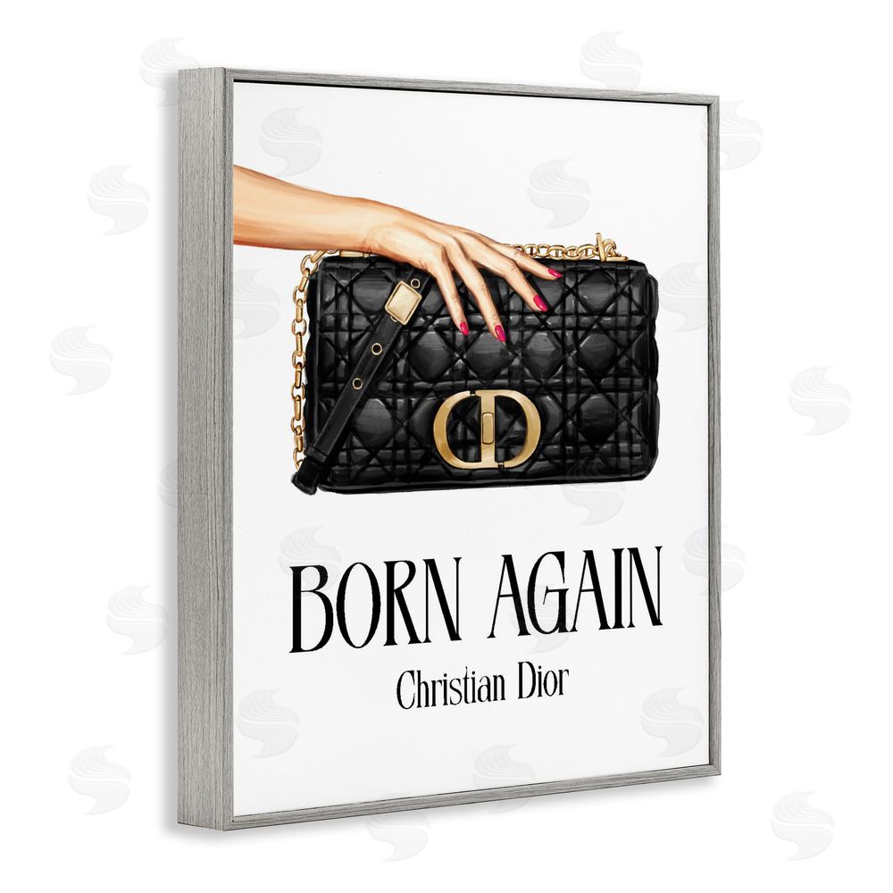Ziwei Li Born Again Christian Luxury Gray Framed Giclee Wall Art Print